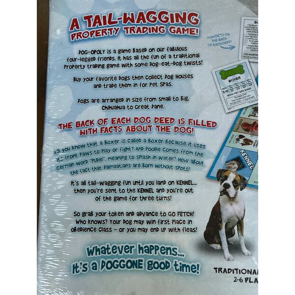 Dog-Opoly Collectible Monopoly Board Game NEW 2-6 Players Made in USA - Picture 5 of 7